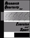 RESEARCH QUARTERLY FOR EXERCISE AND SPORT雜志封面